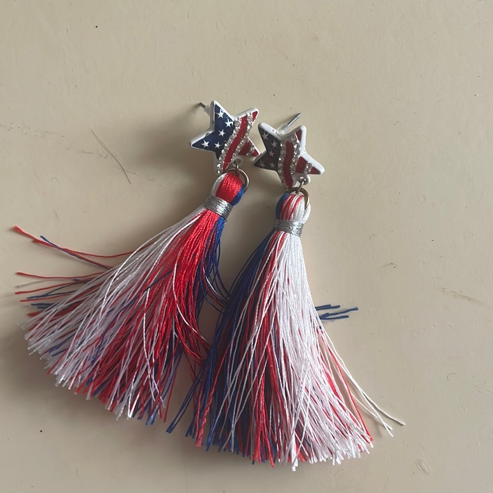 4th of july earrings
